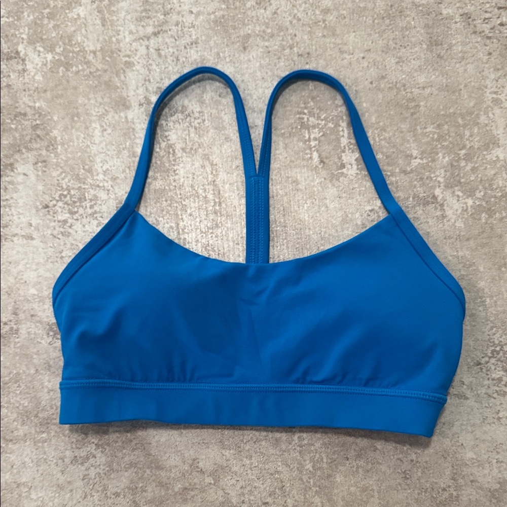 Lululemon Flow-Y Bra Poolside Size 6